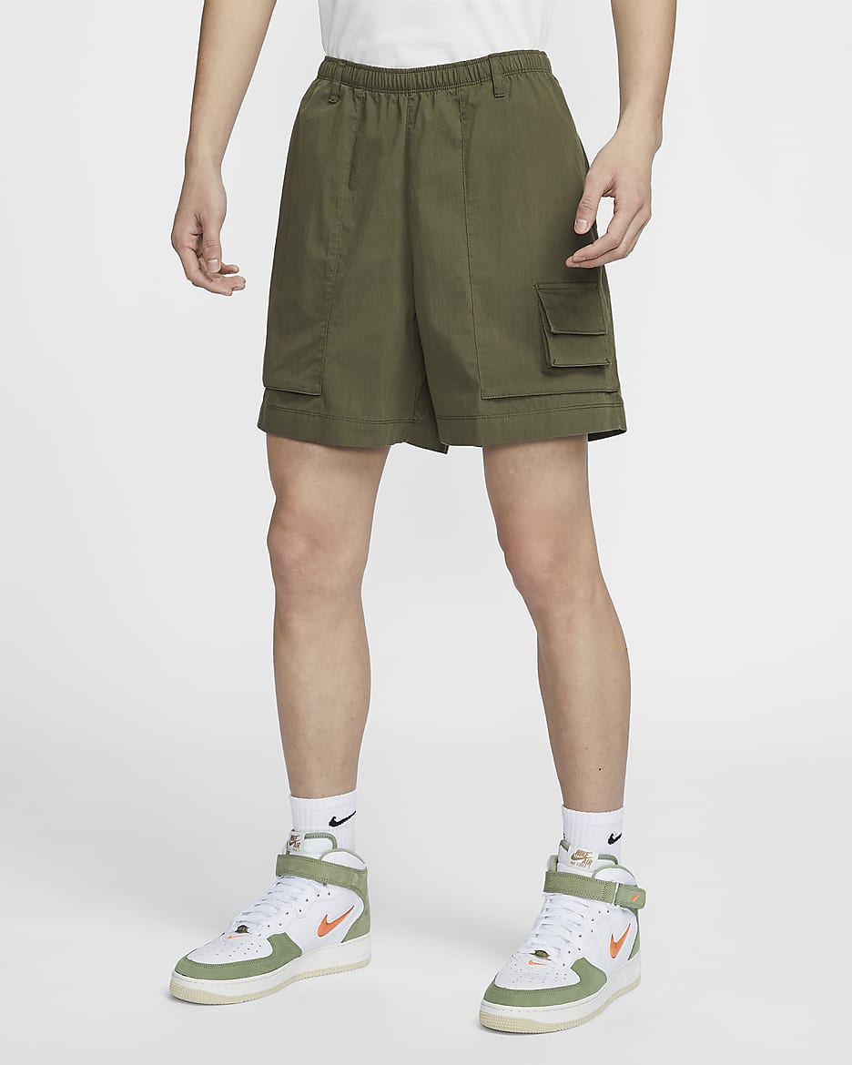 Mens nike khaki shorts best sale